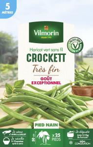 Haricot Nain Vert Crockett - 5 m 